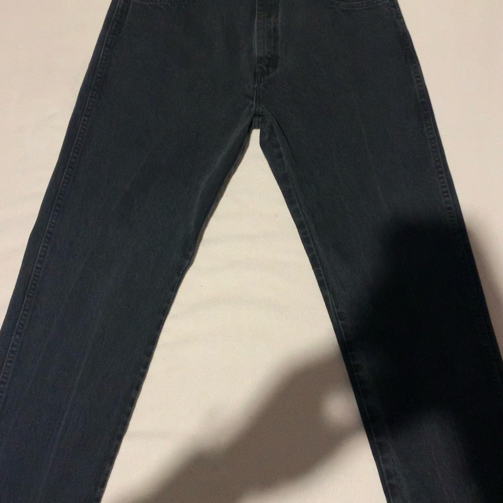 Men's Black Rustler jeans